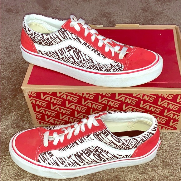 vans otw red